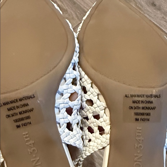 New ON 34th Fortune Woven Slingback Pumps Sz 9 - Picture 10 of 10